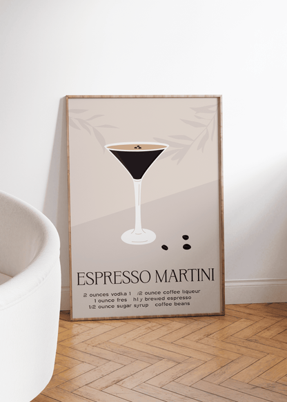 Cocktail Espresso Martini Unframed Poster