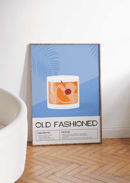 Cocktail Old Fashioned Unframed Poster