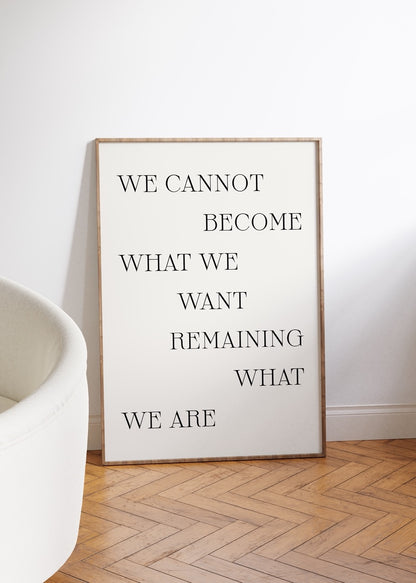 Lettering Art Motivational Frameless Poster