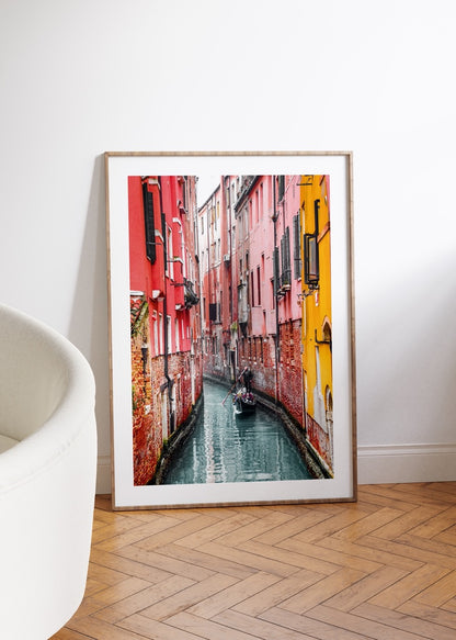 Venedik İtalya Fotoğraf Çerçevesiz Poster