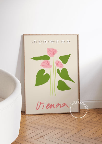 Flower Market Vienna Unframed Poster