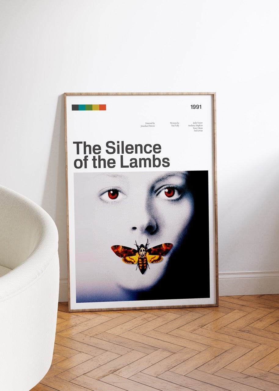 Kuzuların Sessizliği Film Çerçevesiz Poster