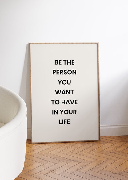 Lettering Art Motivational Frameless Poster