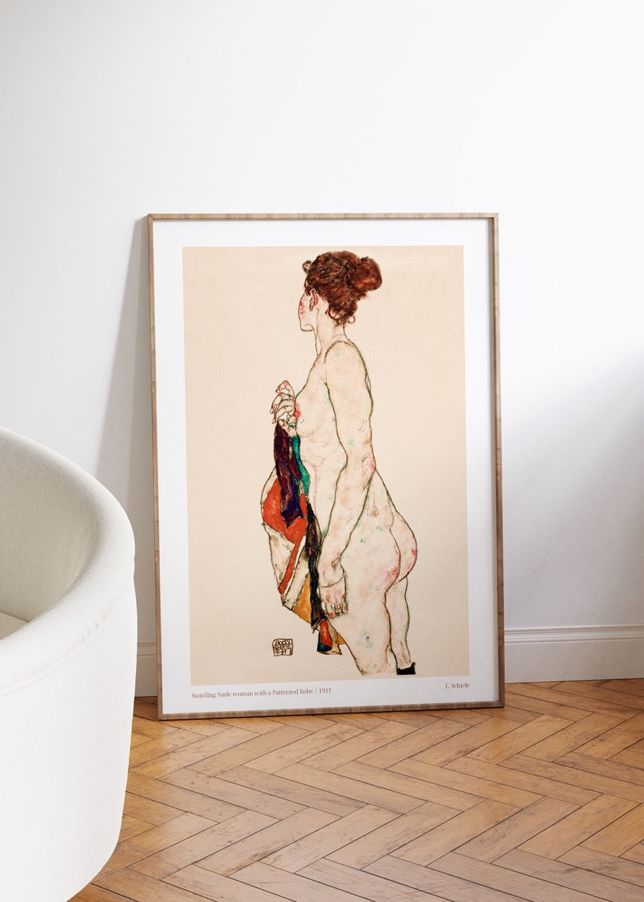 Egon Schiele Çerçevesiz Poster