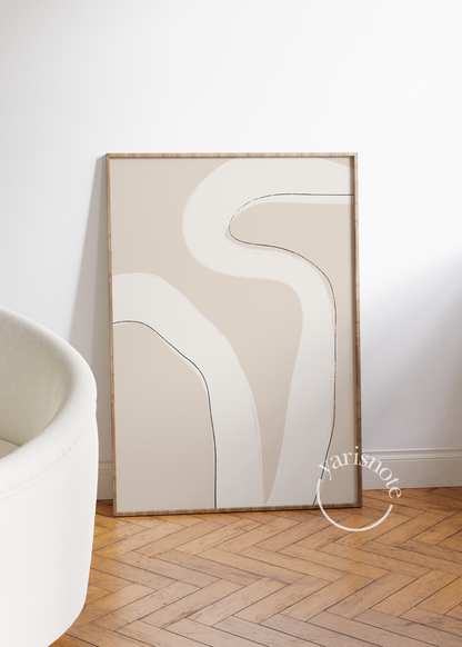 Abstract Unframed Poster