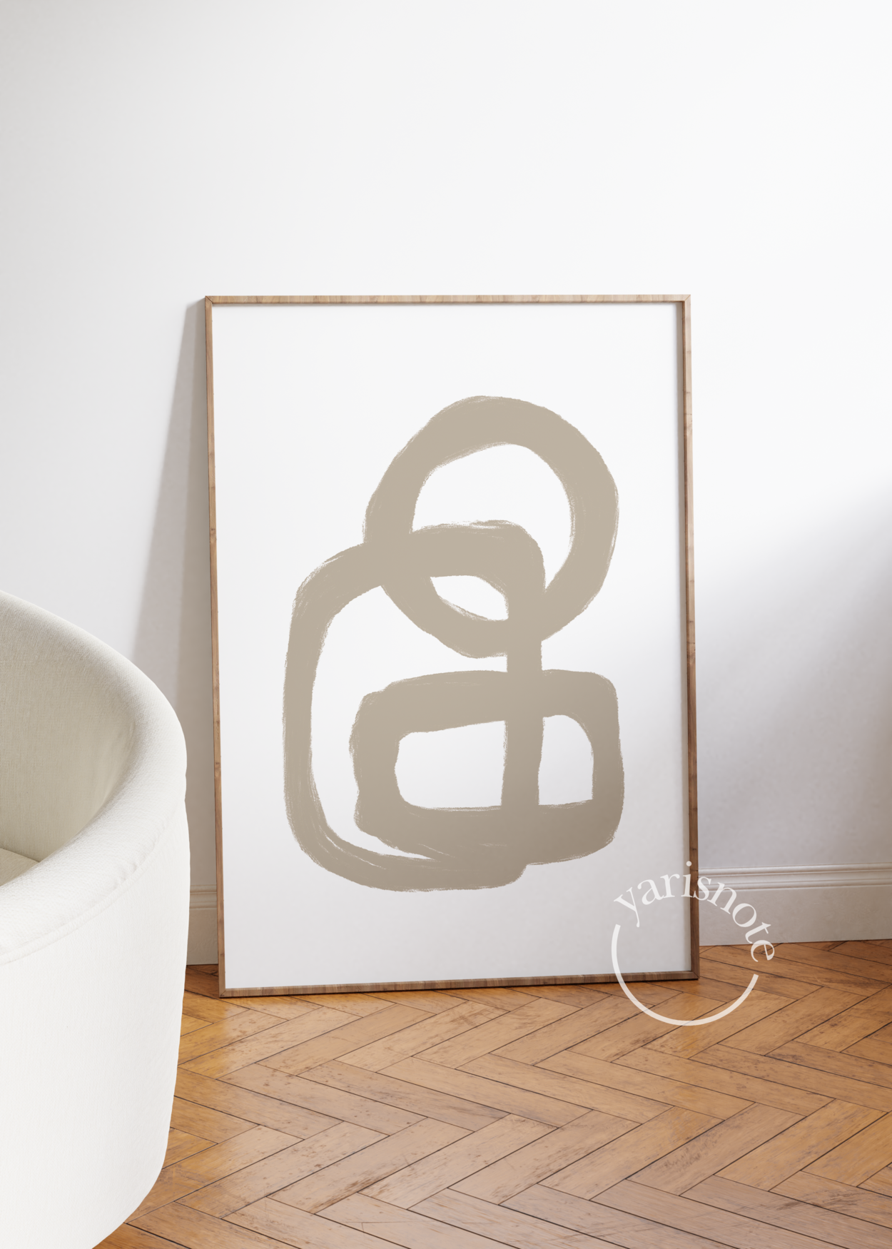 Abstract Çerçevesiz Poster