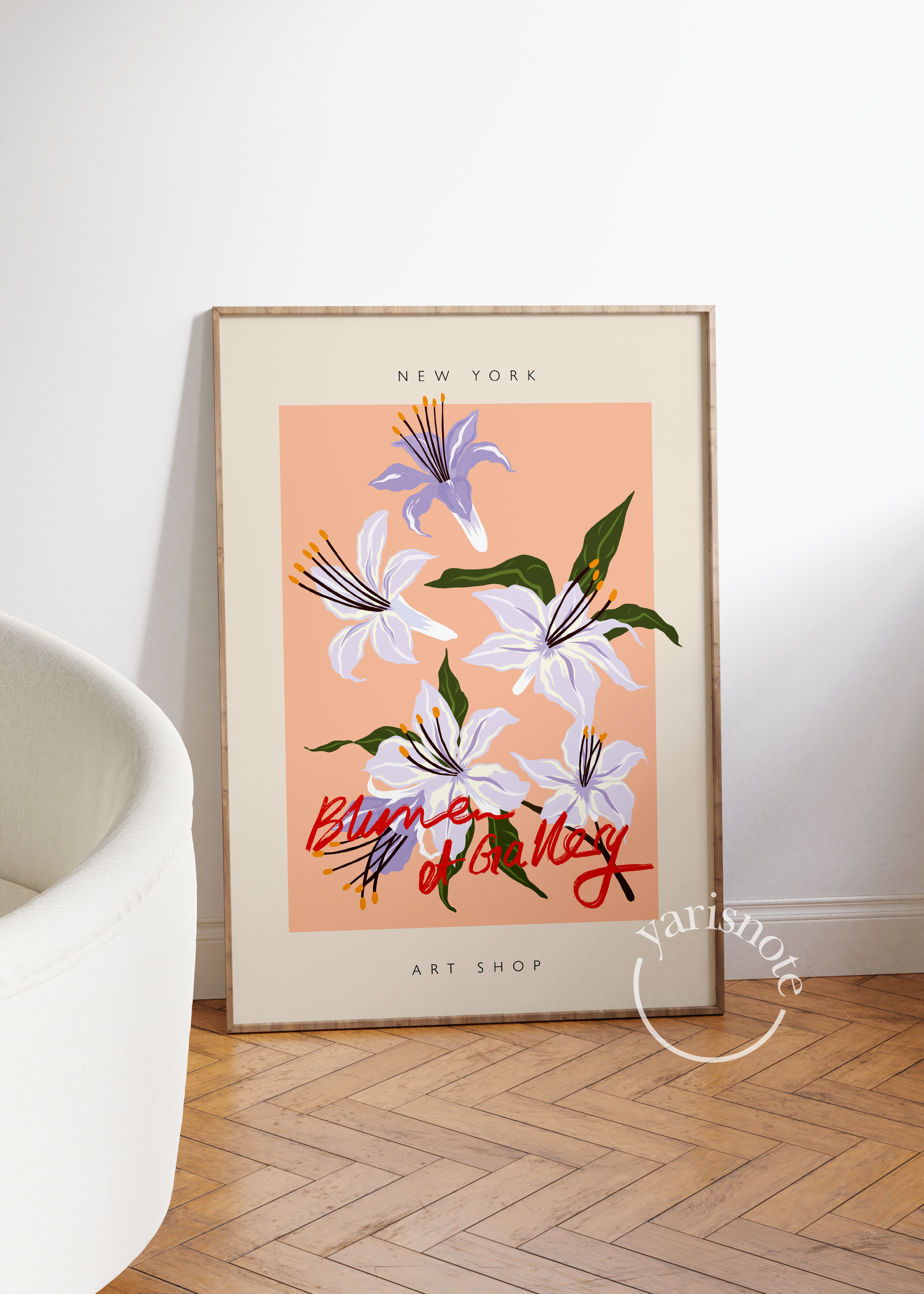 New York Blooms Unframed Poster