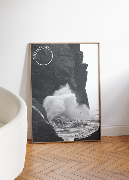Waves Frameless Poster