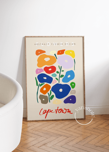 Cape Town Flowers Unframed Poster