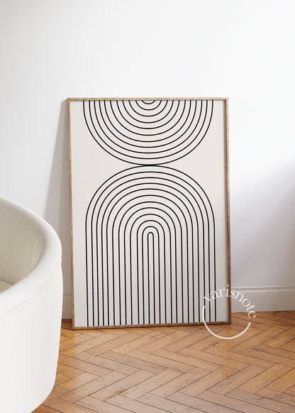 Abstract Çerçevesiz Poster 40x50 cm