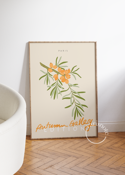 Paris Autumn Gallery Unframed Poster