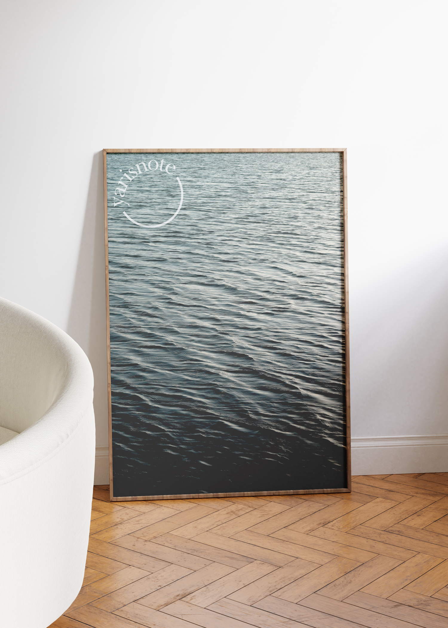 Waves Frameless Poster