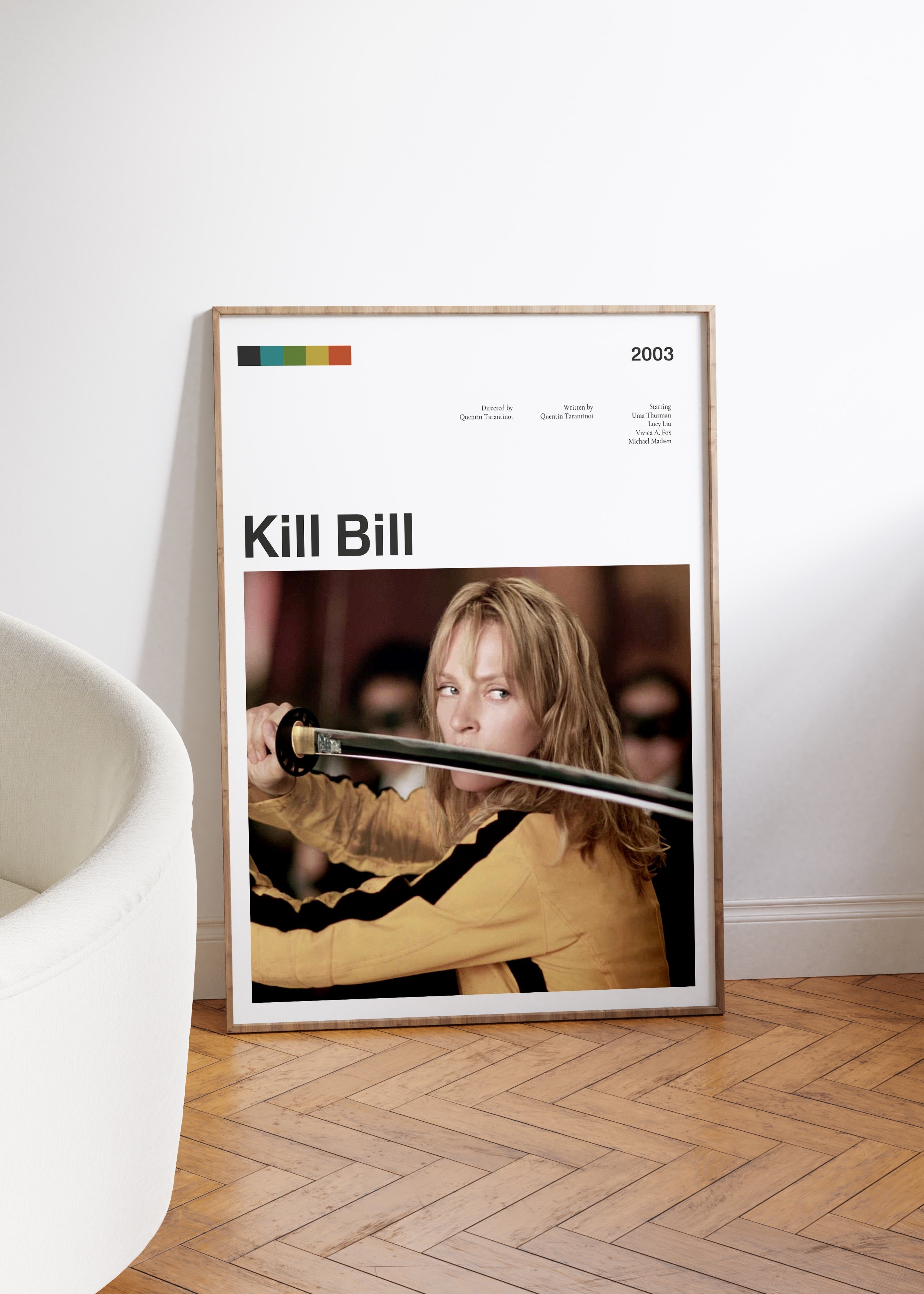 Kill Bill Film Çerçevesiz Poster