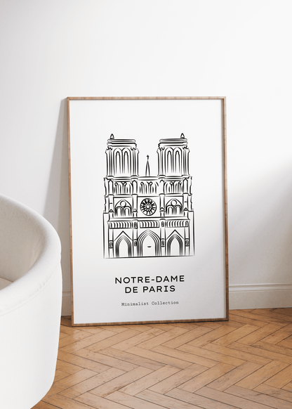 Paris Notre Dame Unframed Poster