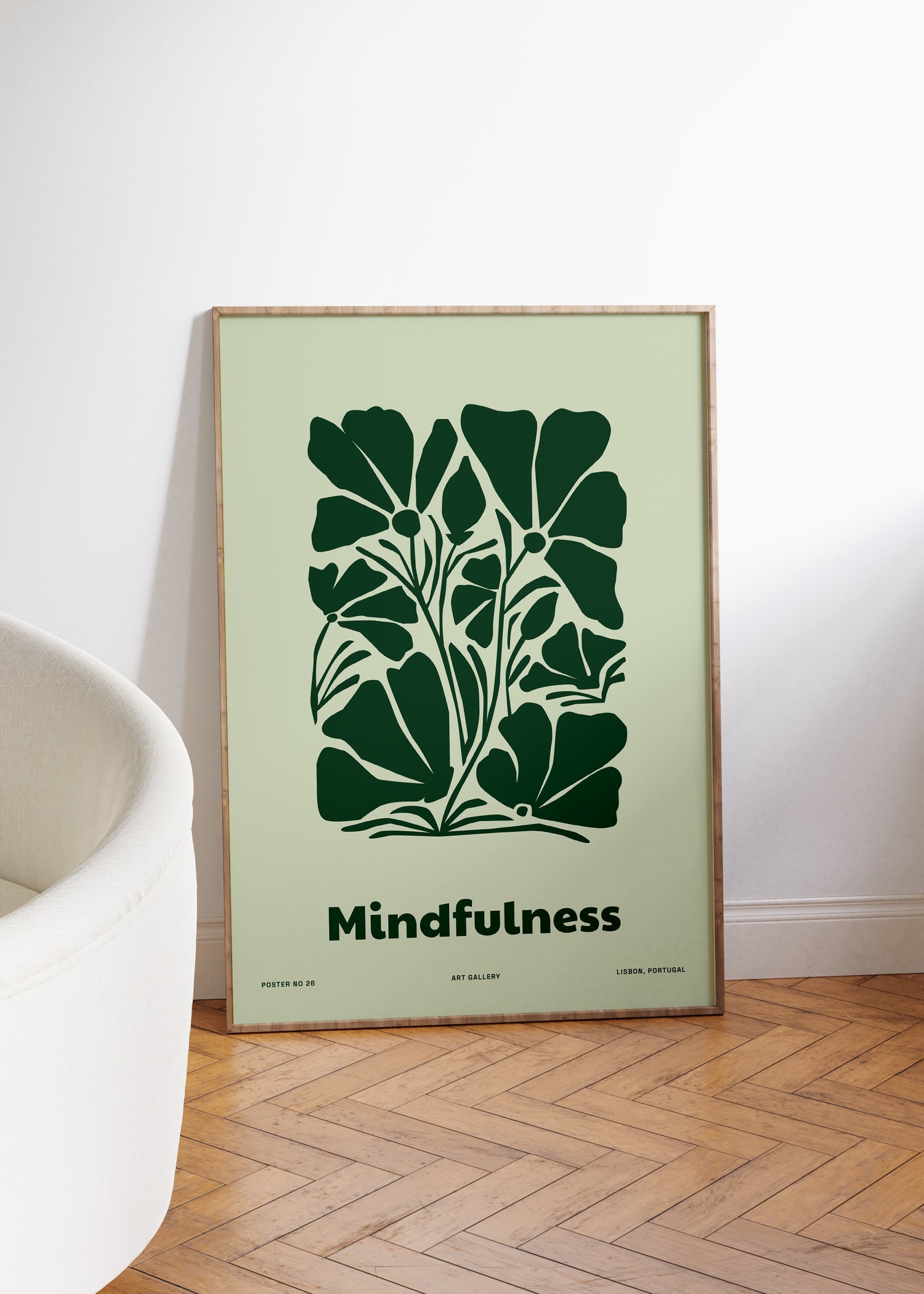 Meditasyon &amp; Botanik Çerçevesiz Poster