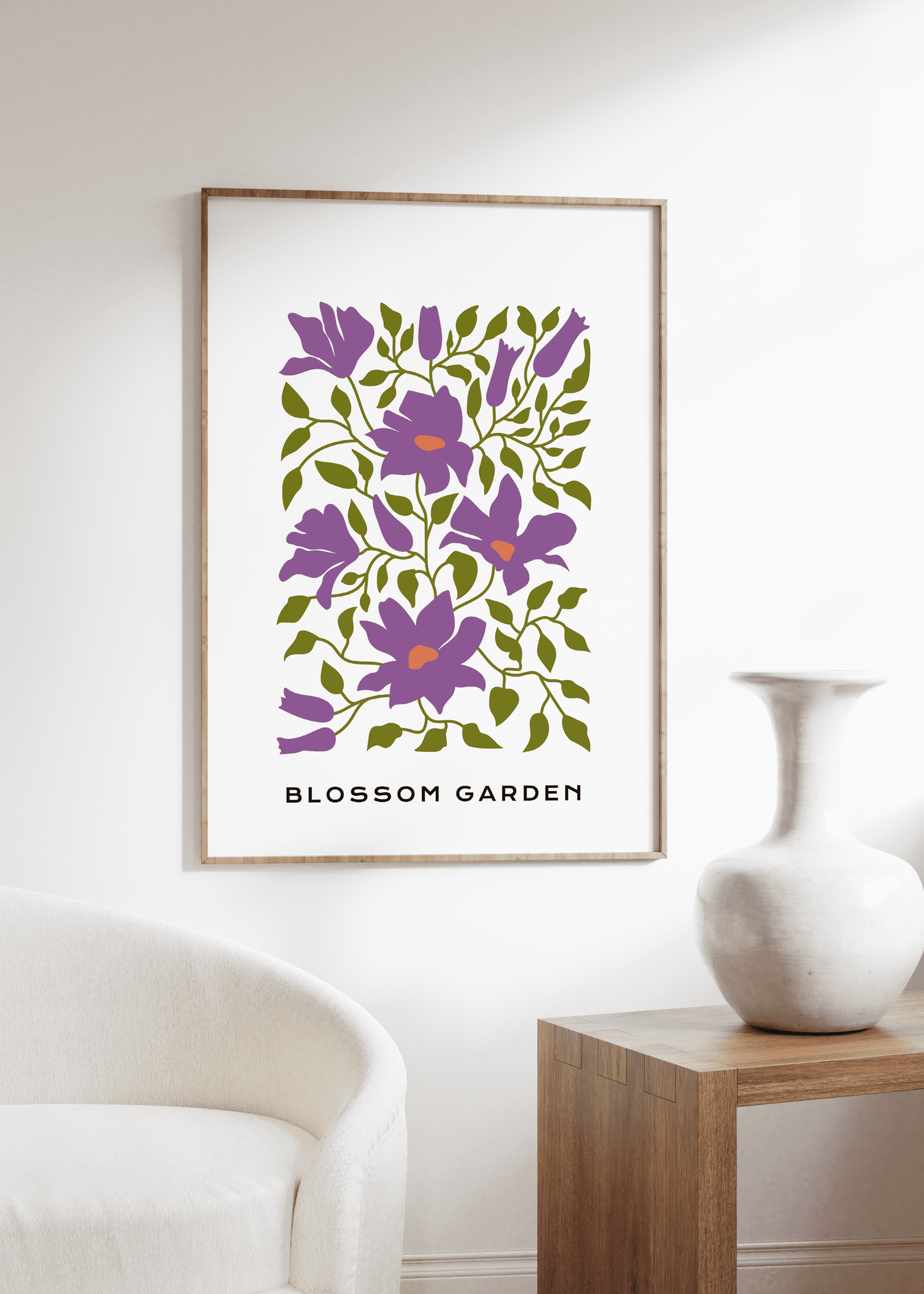 Flower Market Botanical Unframed Poster