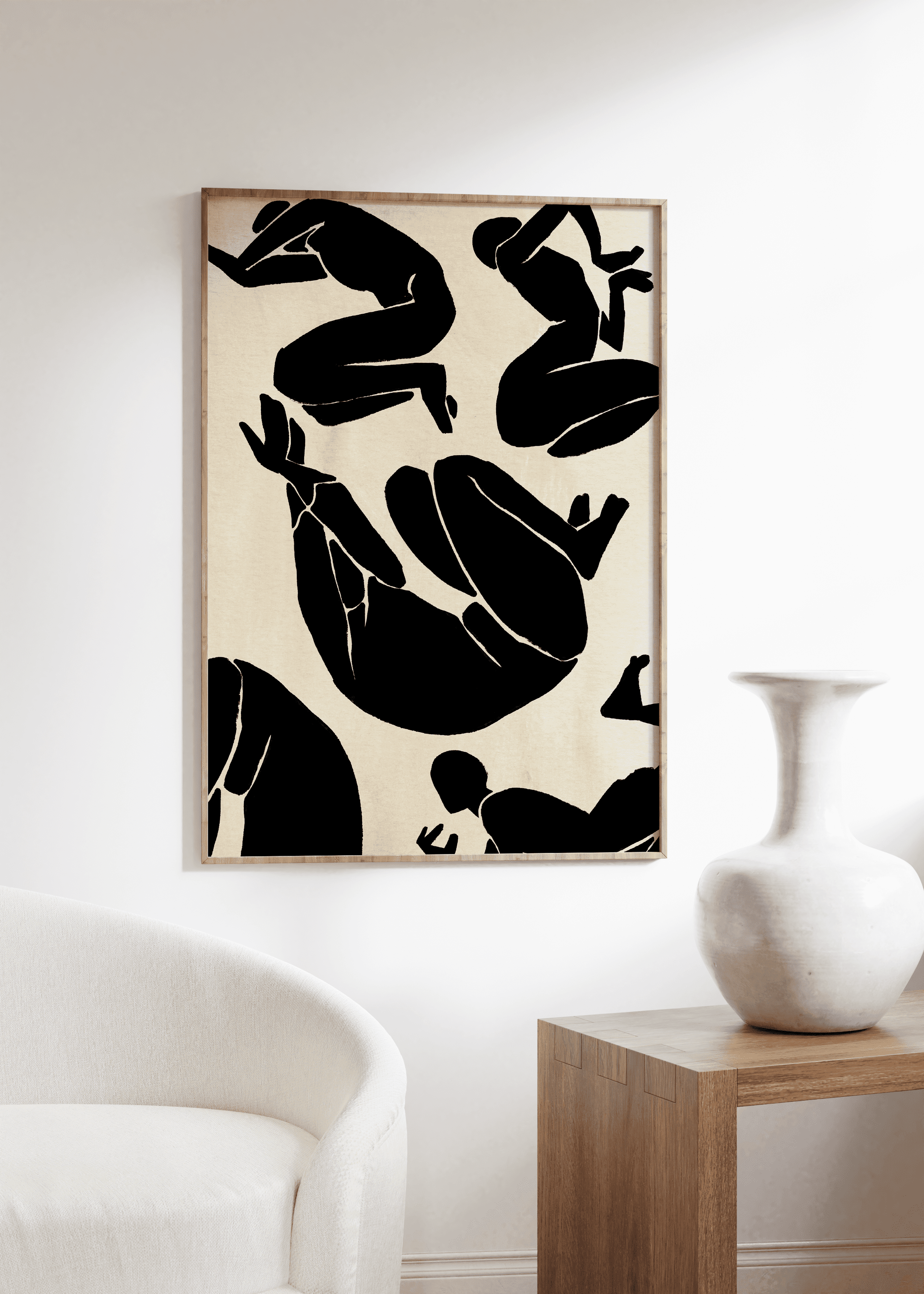 Abstract Body Set of 2 Unframed Poster