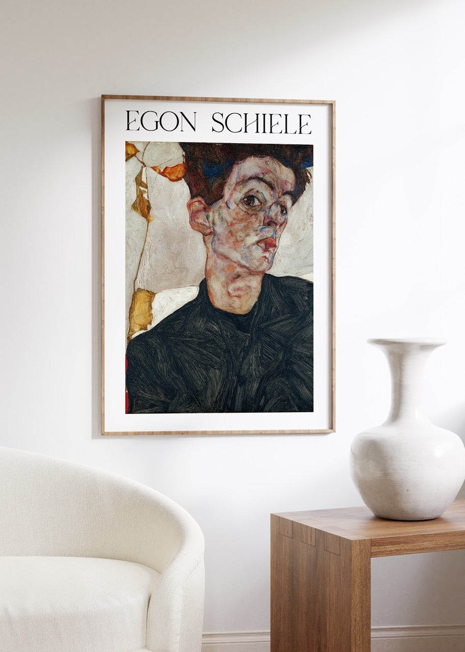 Egon Schiele Çerçevesiz Poster