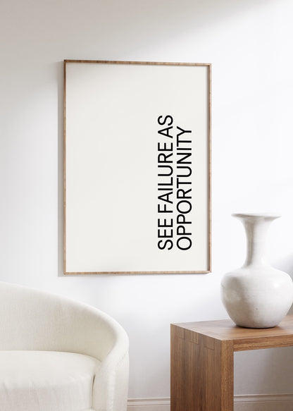 Lettering Art Motivational Frameless Poster