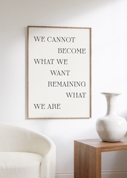 Lettering Art Motivational Frameless Poster
