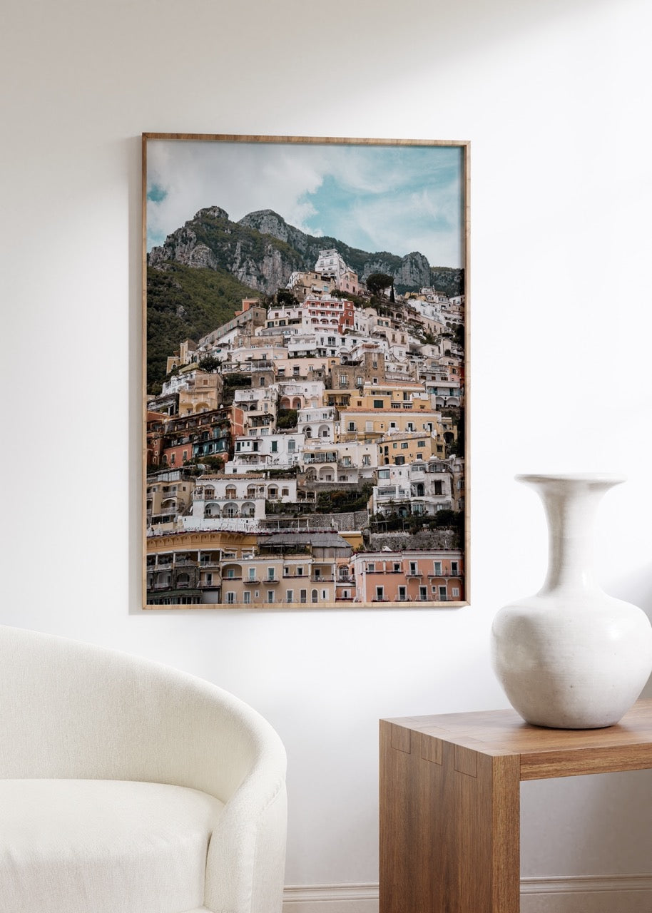 Amalfi İtalya Fotoğraf Çerçevesiz Poster