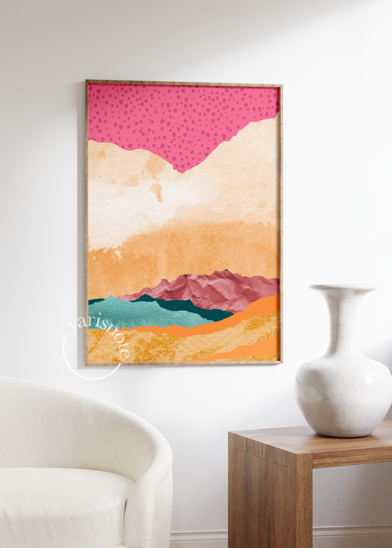 Abstract Unframed Poster