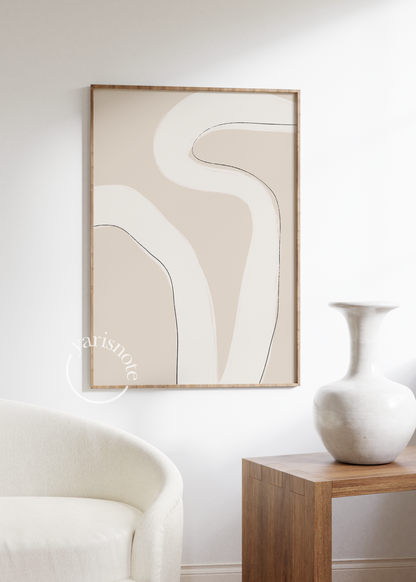 Abstract Unframed Poster