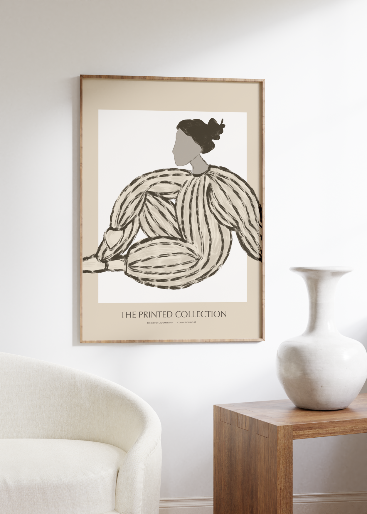 Bohemian Woman Figure Unframed Poster