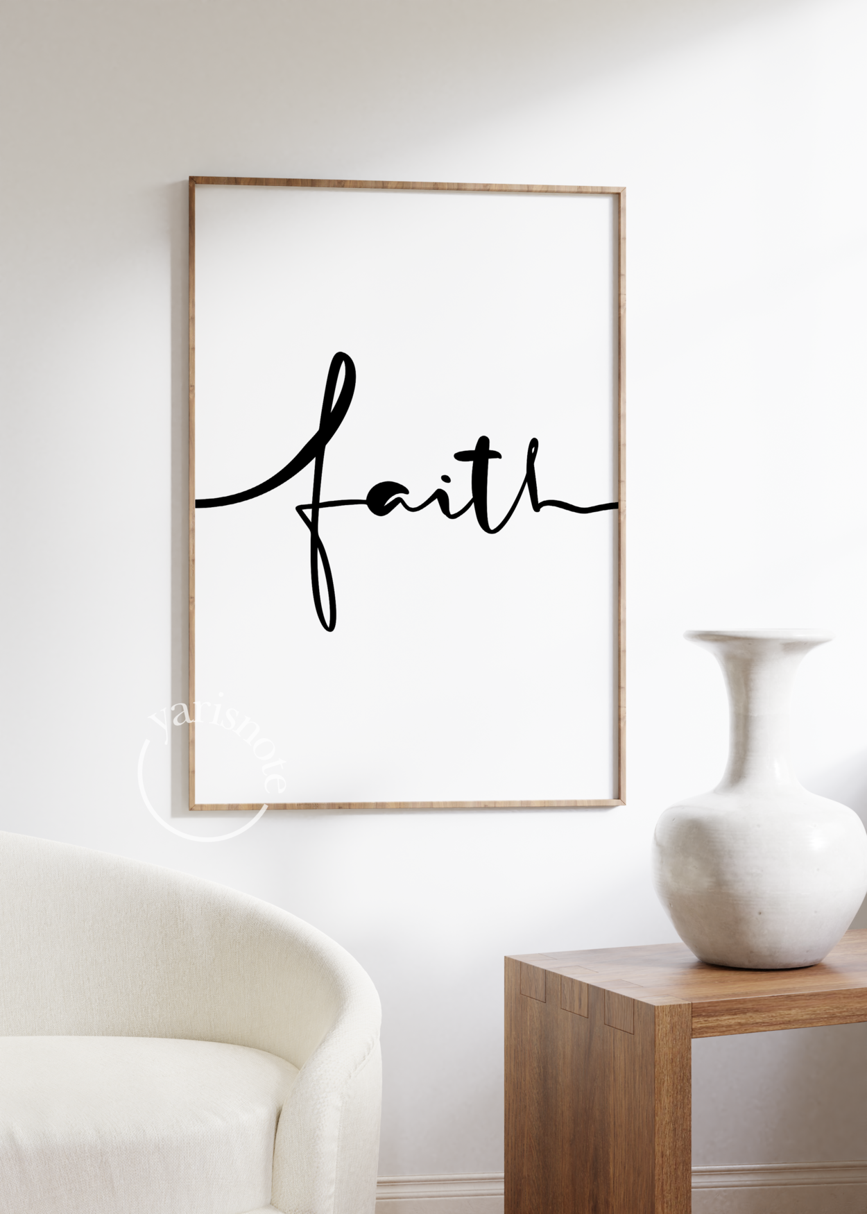 Faith Çerçevesiz Poster