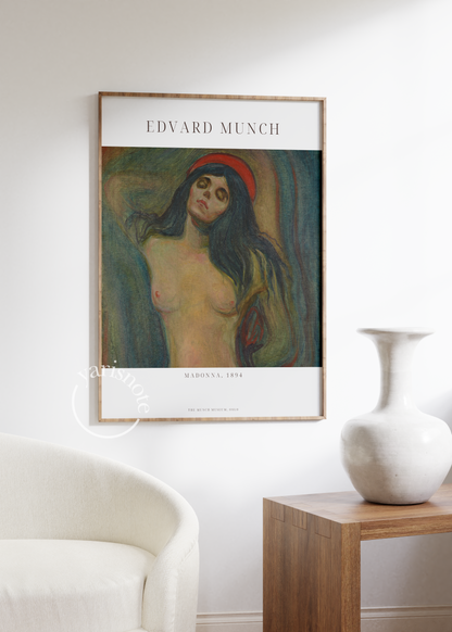Edvard Munch Madonna Unframed Poster