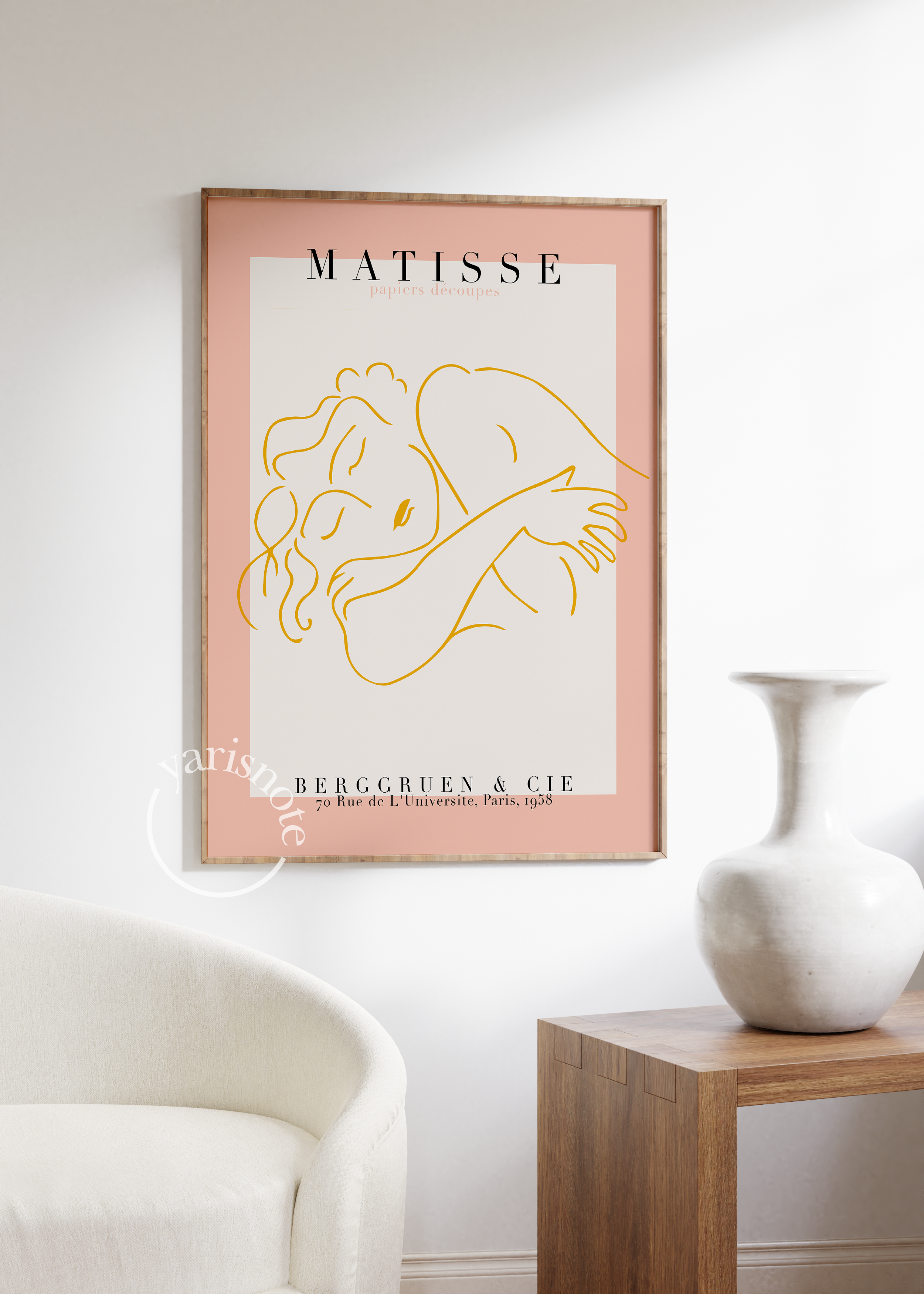 Matisse Sleeping Woman Unframed Poster