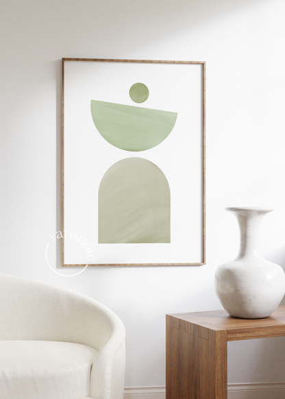 Abstract Harmony Unframed Poster