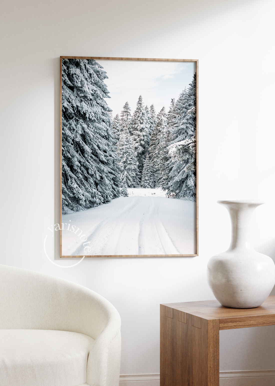Winter Forest Çerçevesiz Poster