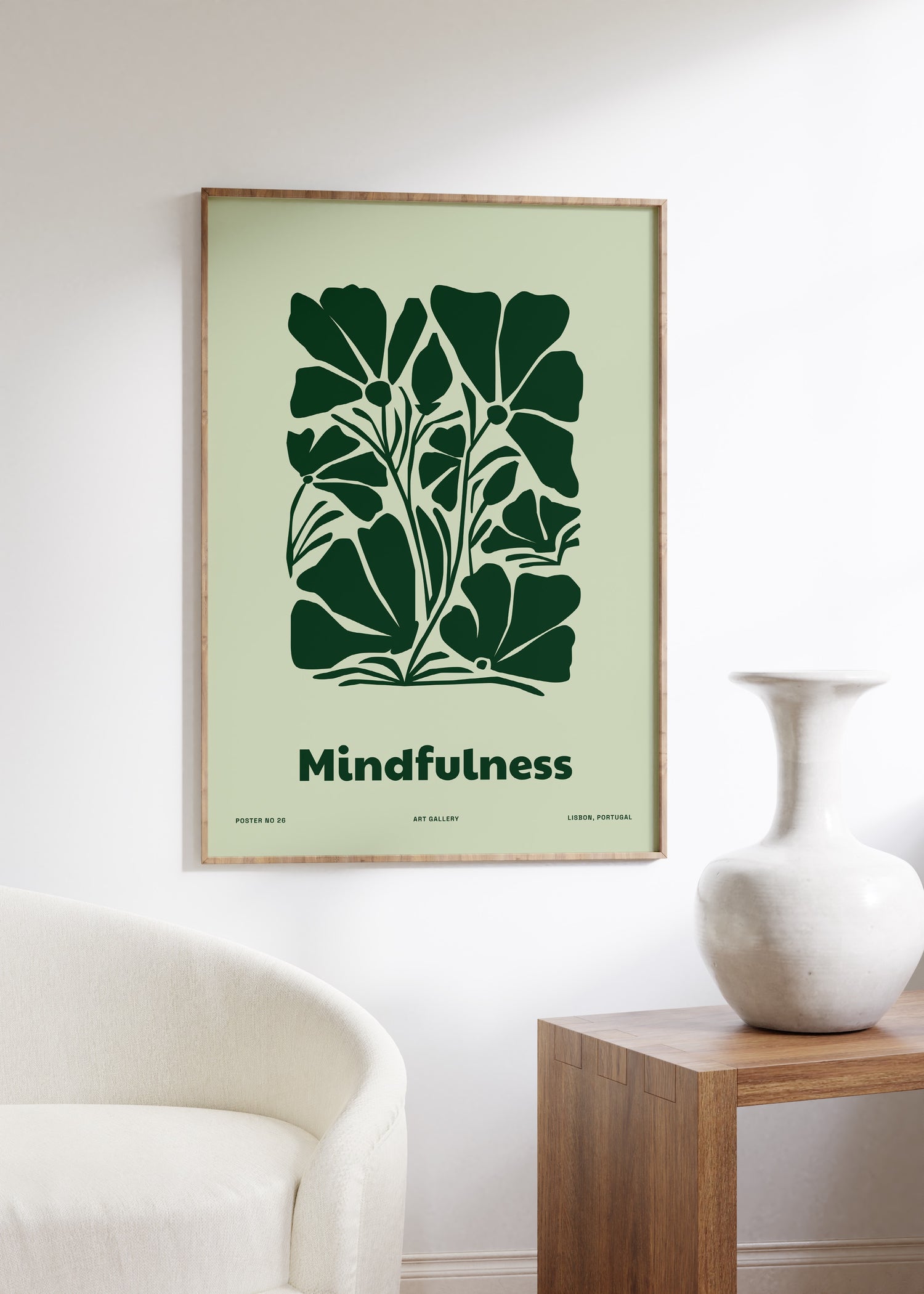 Meditation &amp;amp; Botanical Unframed Poster