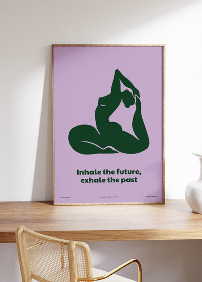 Yoga Meditasyon Çerçevesiz Poster