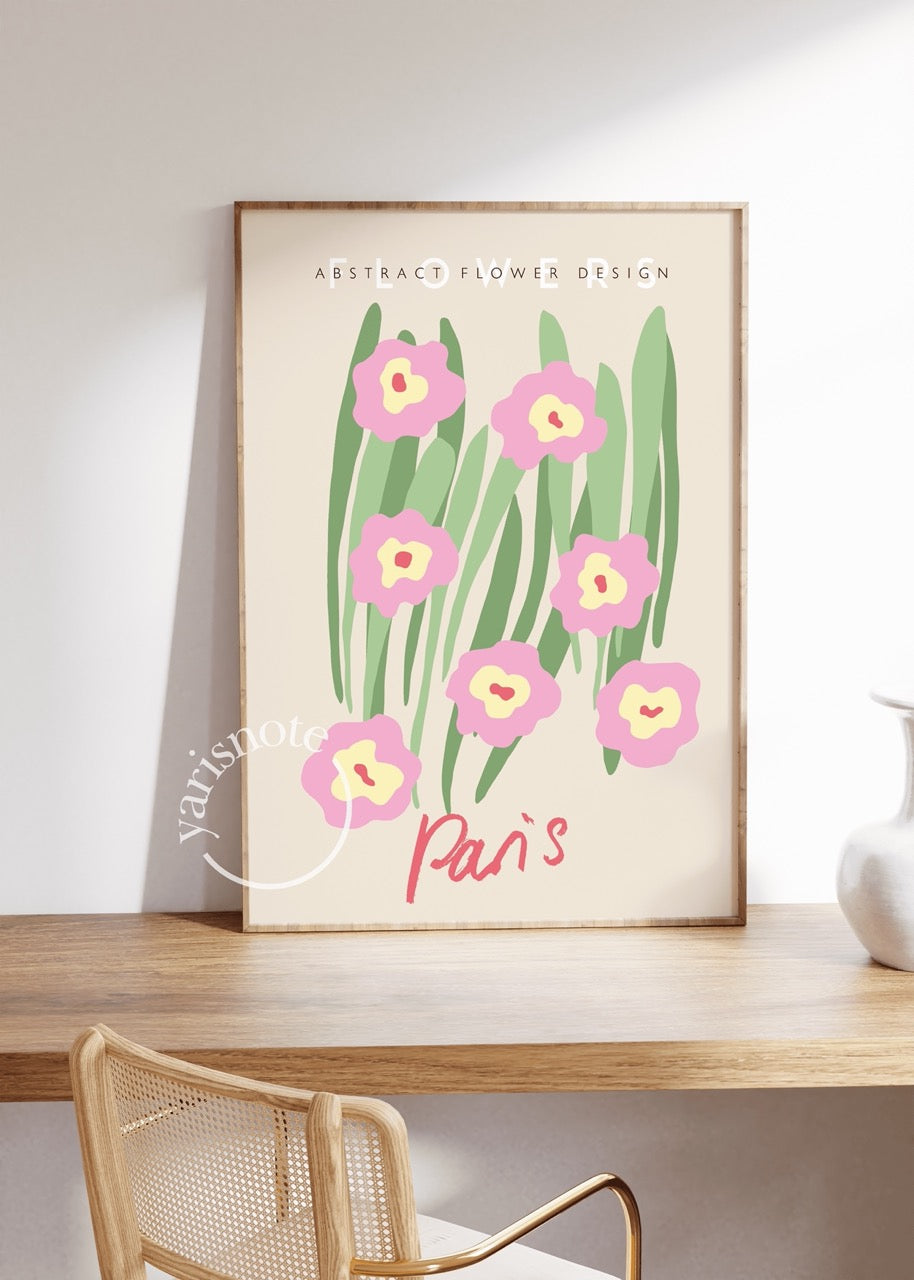 Flower Market Paris Unframed Poster