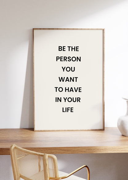 Lettering Art Motivational Frameless Poster