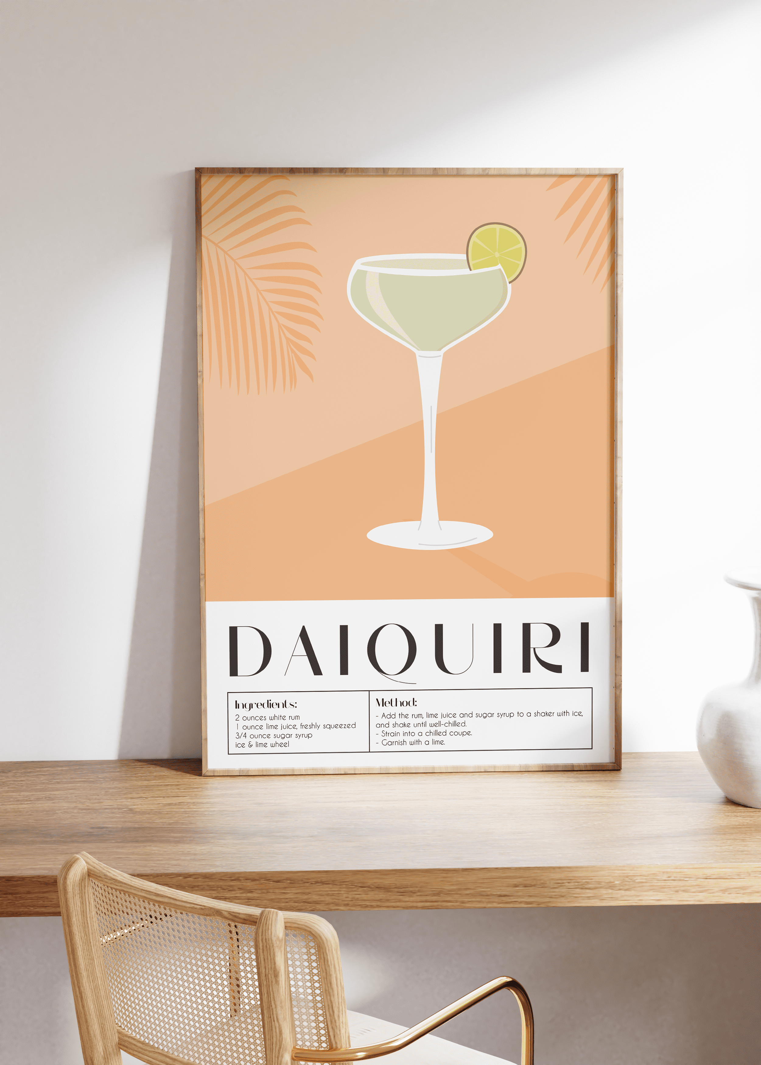 Cocktail Daiquiri Çerçevesiz Poster