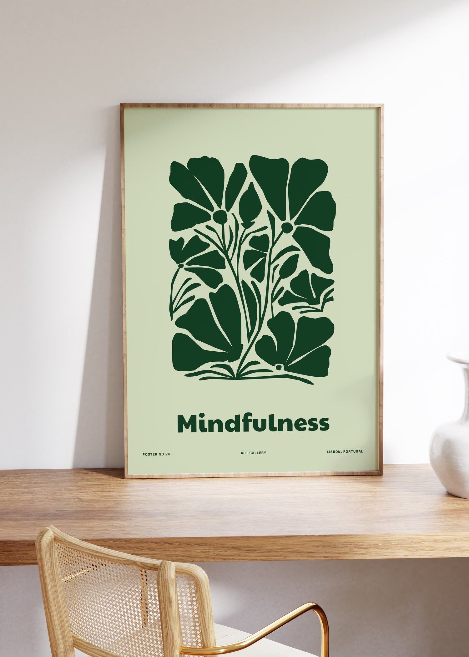 Meditasyon &amp; Botanik Çerçevesiz Poster