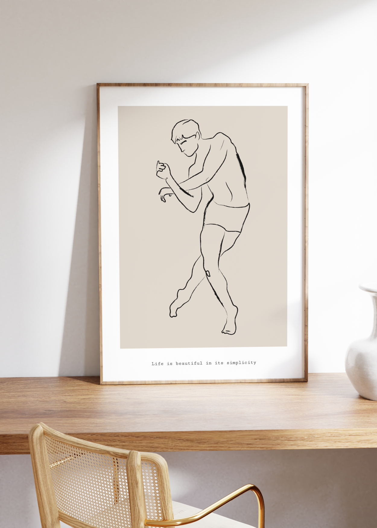 Drawing Frameless Poster