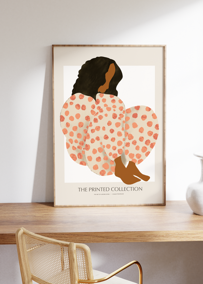 Bohemian Woman Figure Unframed Poster