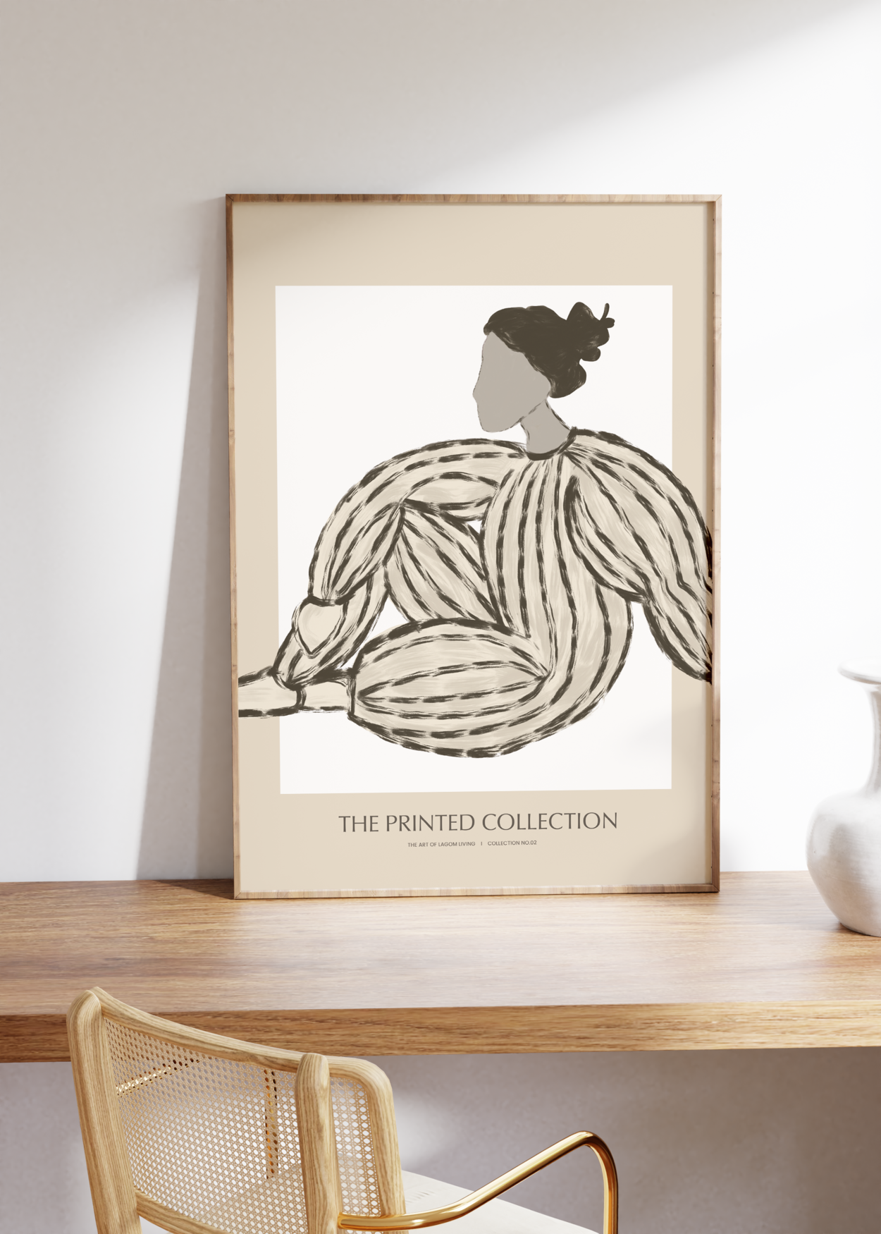 Bohemian Woman Figure Unframed Poster