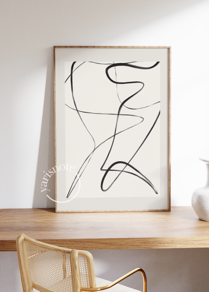 Abstract Unframed Poster