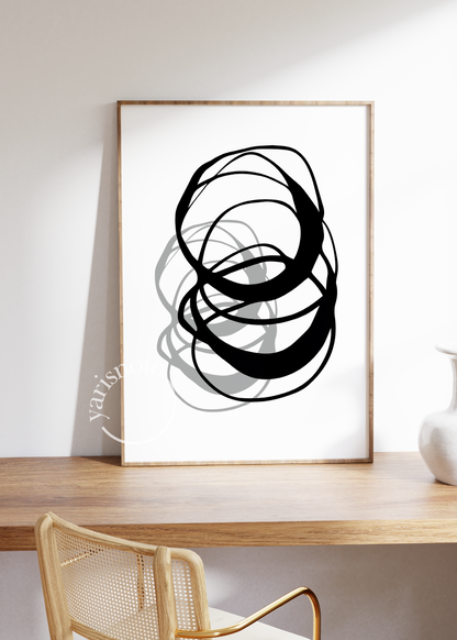 Abstract Unframed Poster