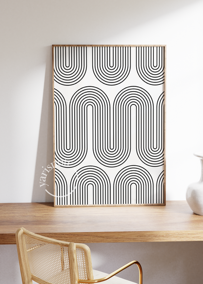 Abstract Unframed Poster