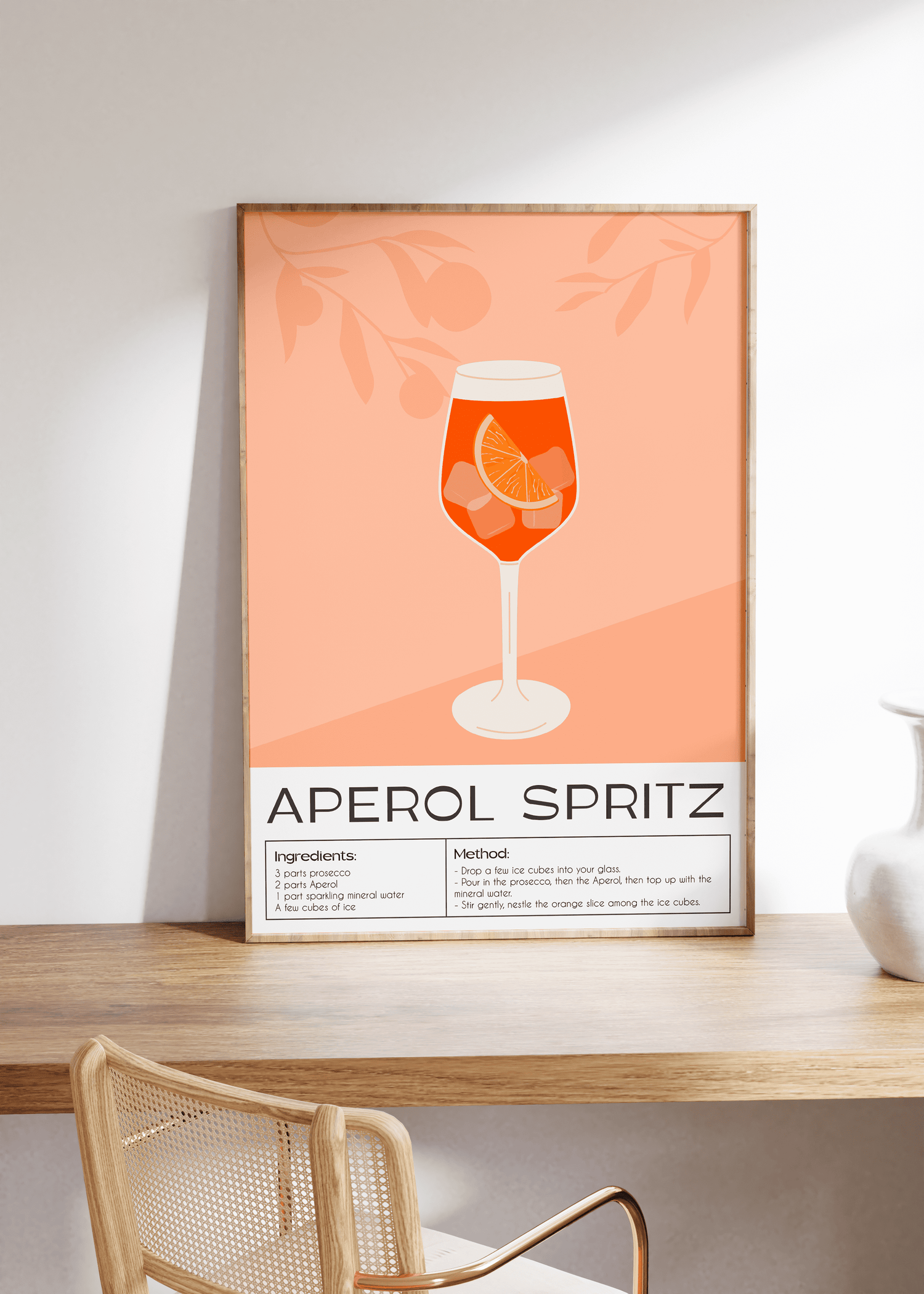 Cocktail Aperol Spritz Unframed Poster