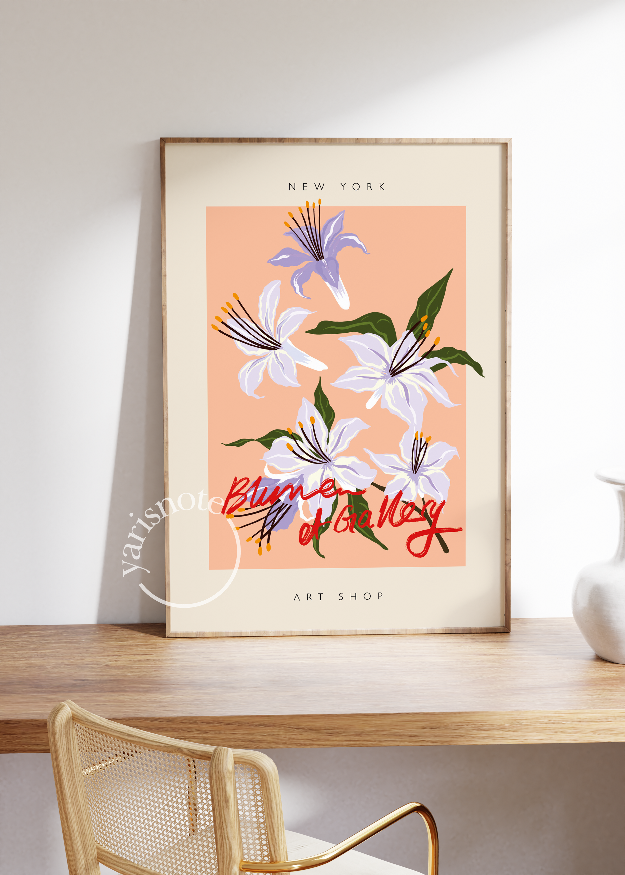 New York Blooms Unframed Poster