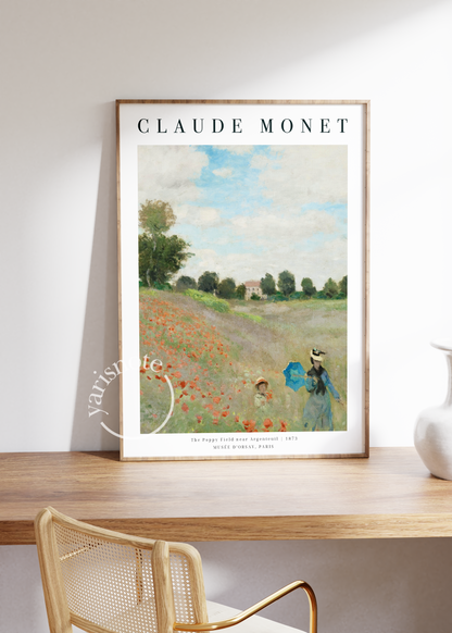 Claude Monet Çerçevesiz Poster