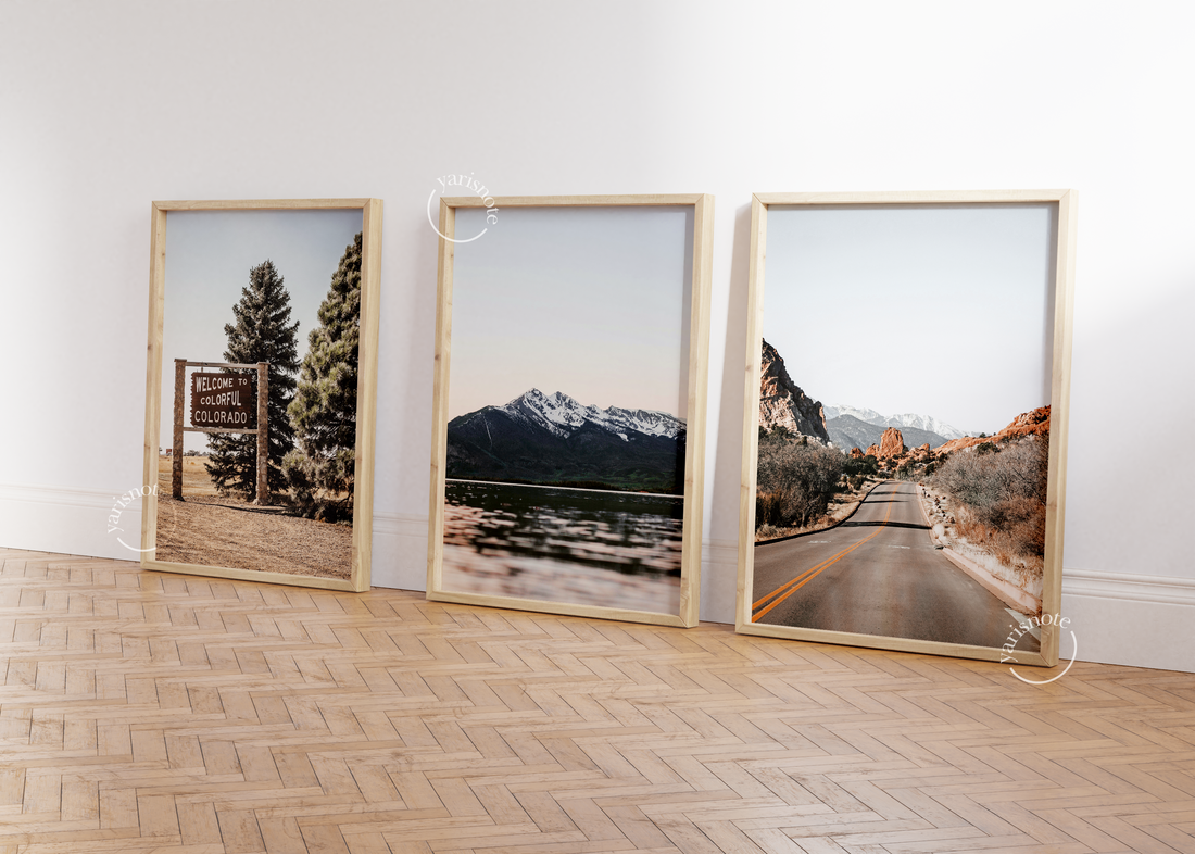 Colorado 3 Piece Set Unframed Poster