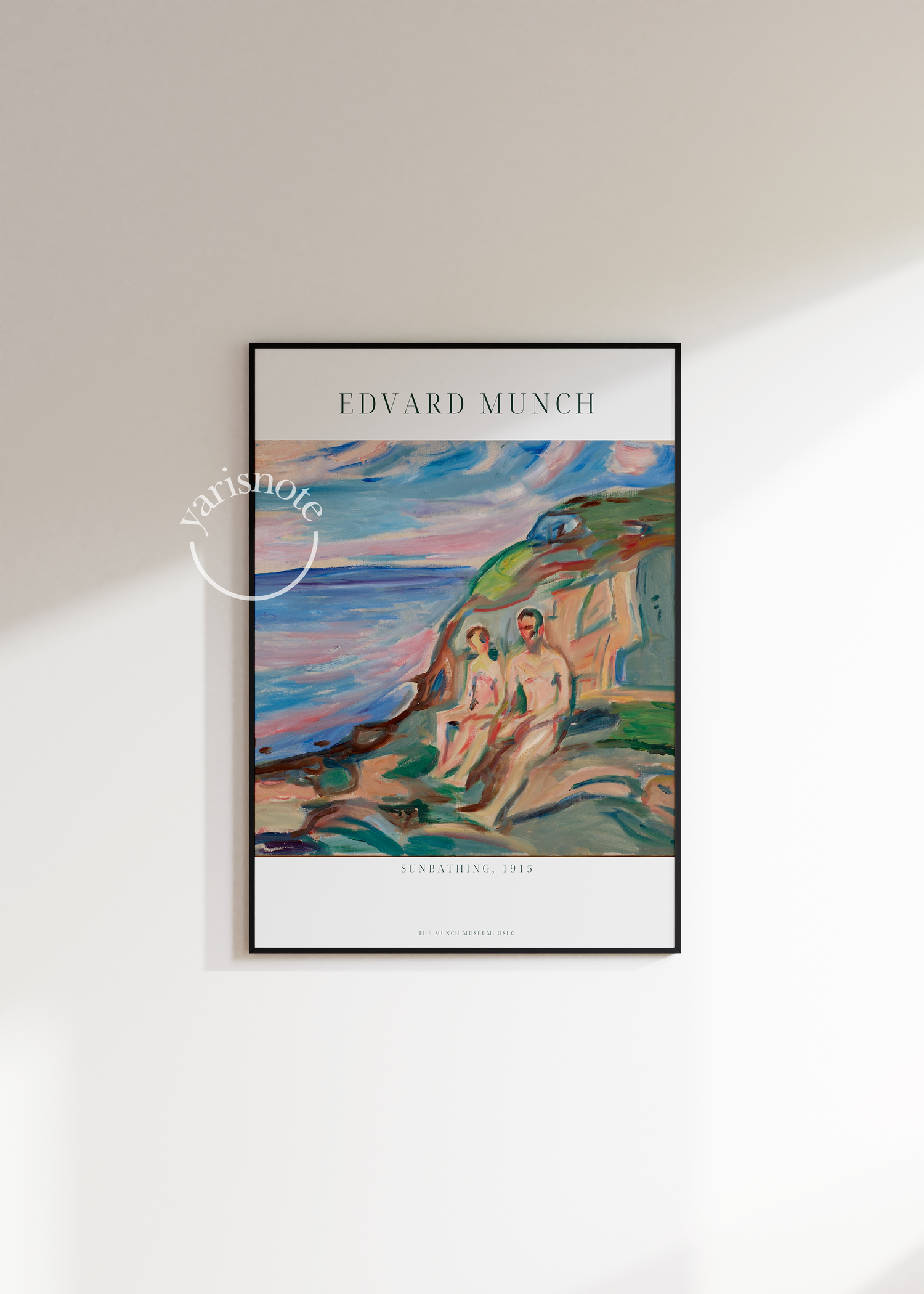 Edvard Munch Sunbathing Unframed Poster